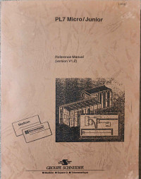 Image of PL7 Micro/Junior Reference Manual (version V1.2)