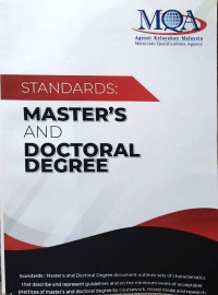 Image of Standards: Master's and Doctoral Degree